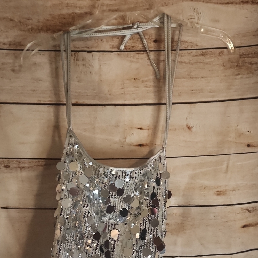 SHEIN Elegant Silver Fabric - Picture 4 of 4